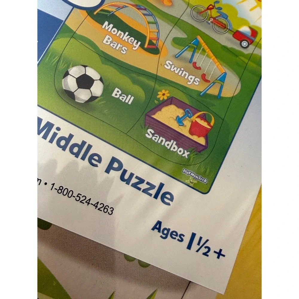 PlayMonster Board Puzzles Bilingual Space Dino Pets English Spanish NWT Learning